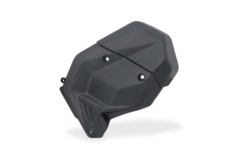 Left Engine Cover Ducati Panigale V4 (MY2025) &ndash; Plain Weave Carbon, Matte Finish, Plug & Play