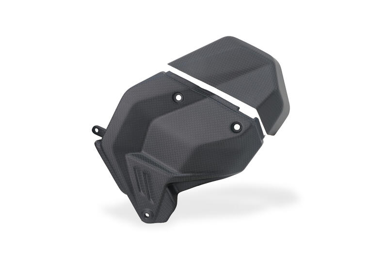 Left Engine Cover Ducati Panigale V4 (MY2025) &ndash; Plain Weave Carbon, Matte Finish, Plug & Play