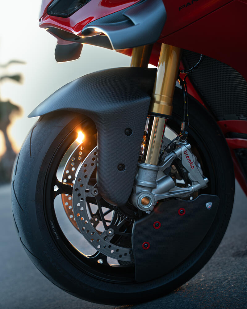 Parafango anteriore in carbonio per Ducati Panigale V4