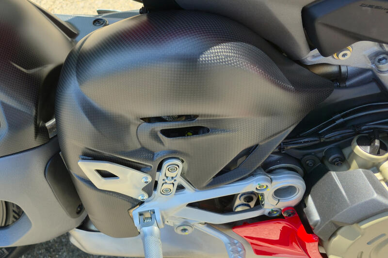 Paracalore collettori Ducati Panigale V4 in carbonio
