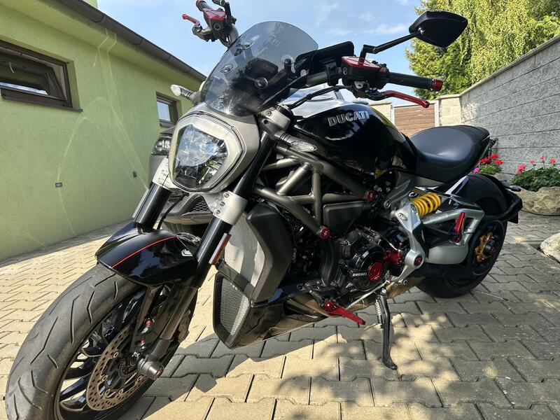 Radiator side panel matt carbon Ducati XDiavel