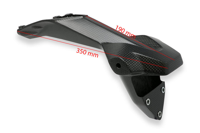 Porta targa Ducati Panigale - Carbonio opaco