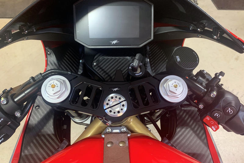 Headlight support cover MV Agusta Superveloce - Carbon