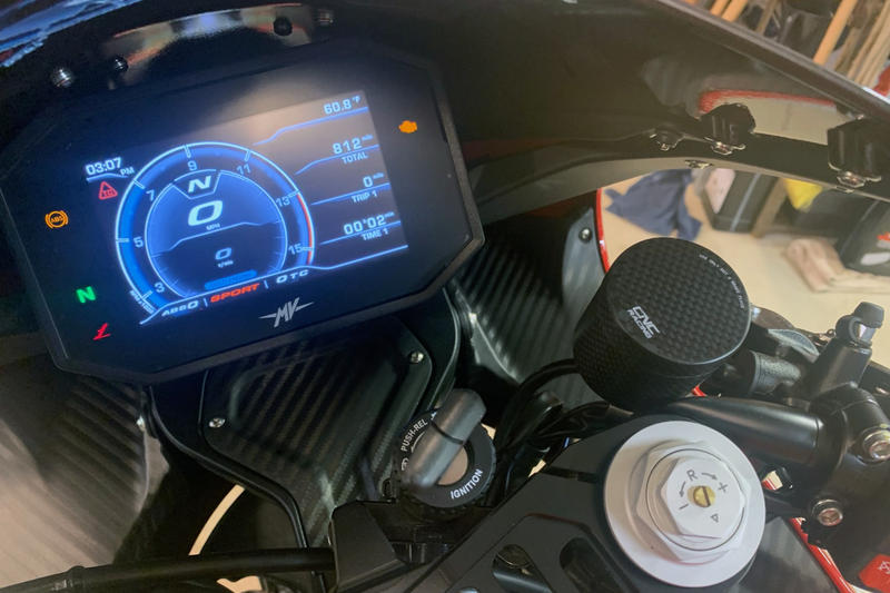 Headlight support cover MV Agusta Superveloce - Carbon