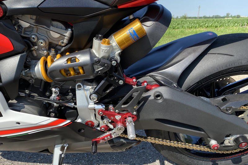 Protection shock absorber carbon Ducati SBK Panigale series