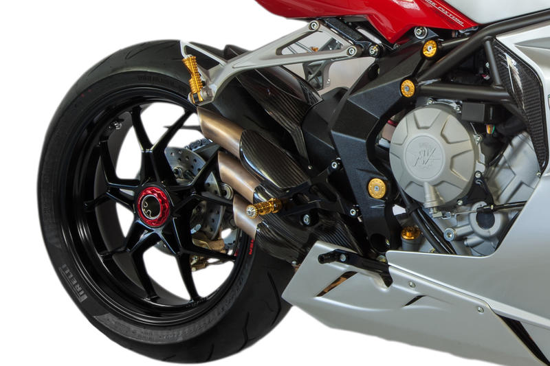 Exhaust heat shield carbon MV Agusta