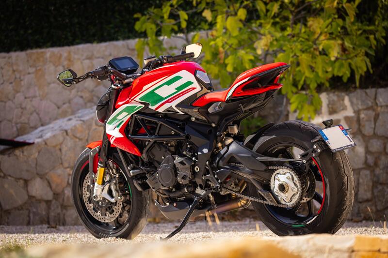 Lower chain guard carbon MV Agusta