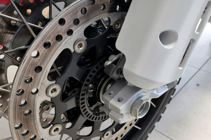 ABS sensor protection carbon Ducati