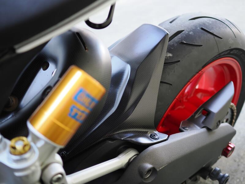 Parafango posteriore per Ducati Panigale in carbonio opaco