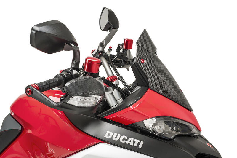 Upper hand-guard Ducati Multistrada - matt carbon