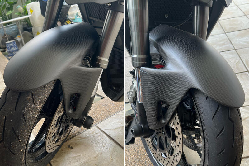 Front mudguard Ducati 955 Panigale V2 - Matt Carbon