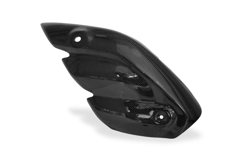 Paracalore silenziatore in carbonio per MV Agusta Brutale e Dragster