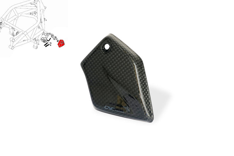 Cover teleruttore avviamento in carbonio MV Agusta