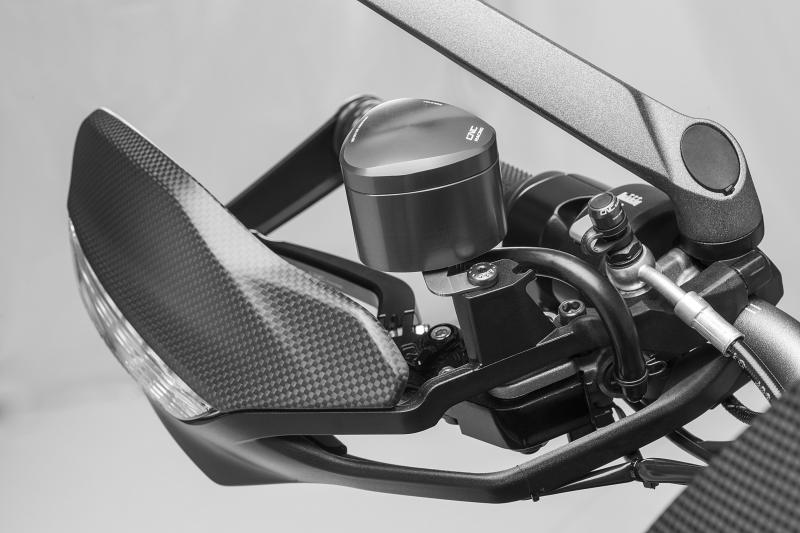 Upper hand-guard Ducati Multistrada - matt carbon