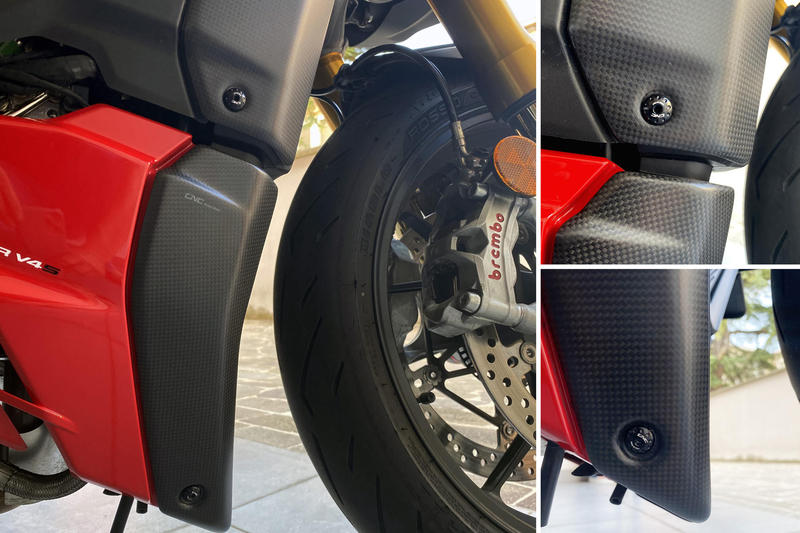 Radiator side covers Ducati Streetfighter V4 - carbon