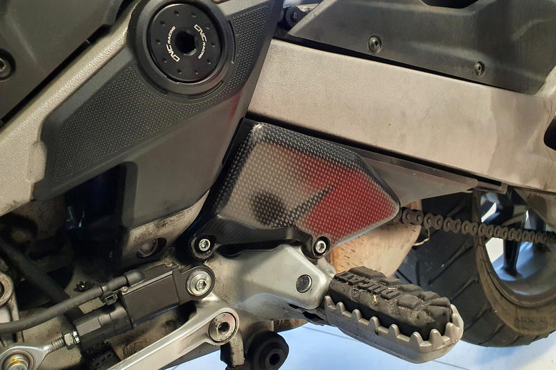 Heel guard kit Ducati Multistrada V4 - Carbon