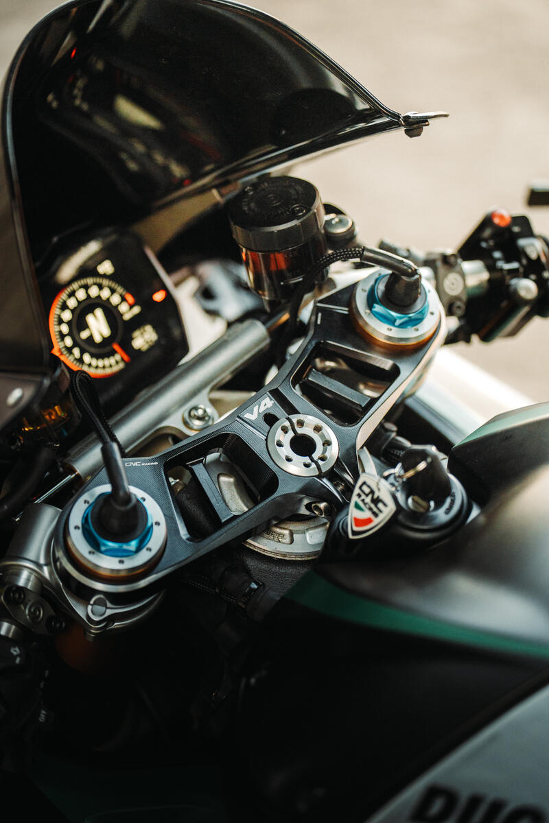 Piastre di sterzo superiore per Ducati Panigale V4
