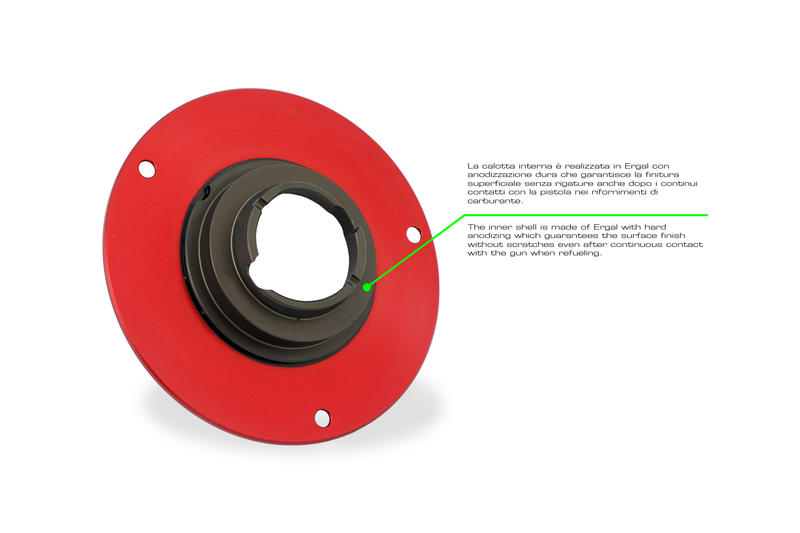 Fuel tank cap - Livery Tricolore