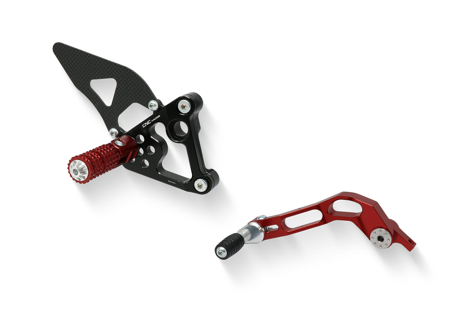 CNC Red Adjusting Rearset Footpegs Rear Set For Ducati 848 1098 1198 R/S