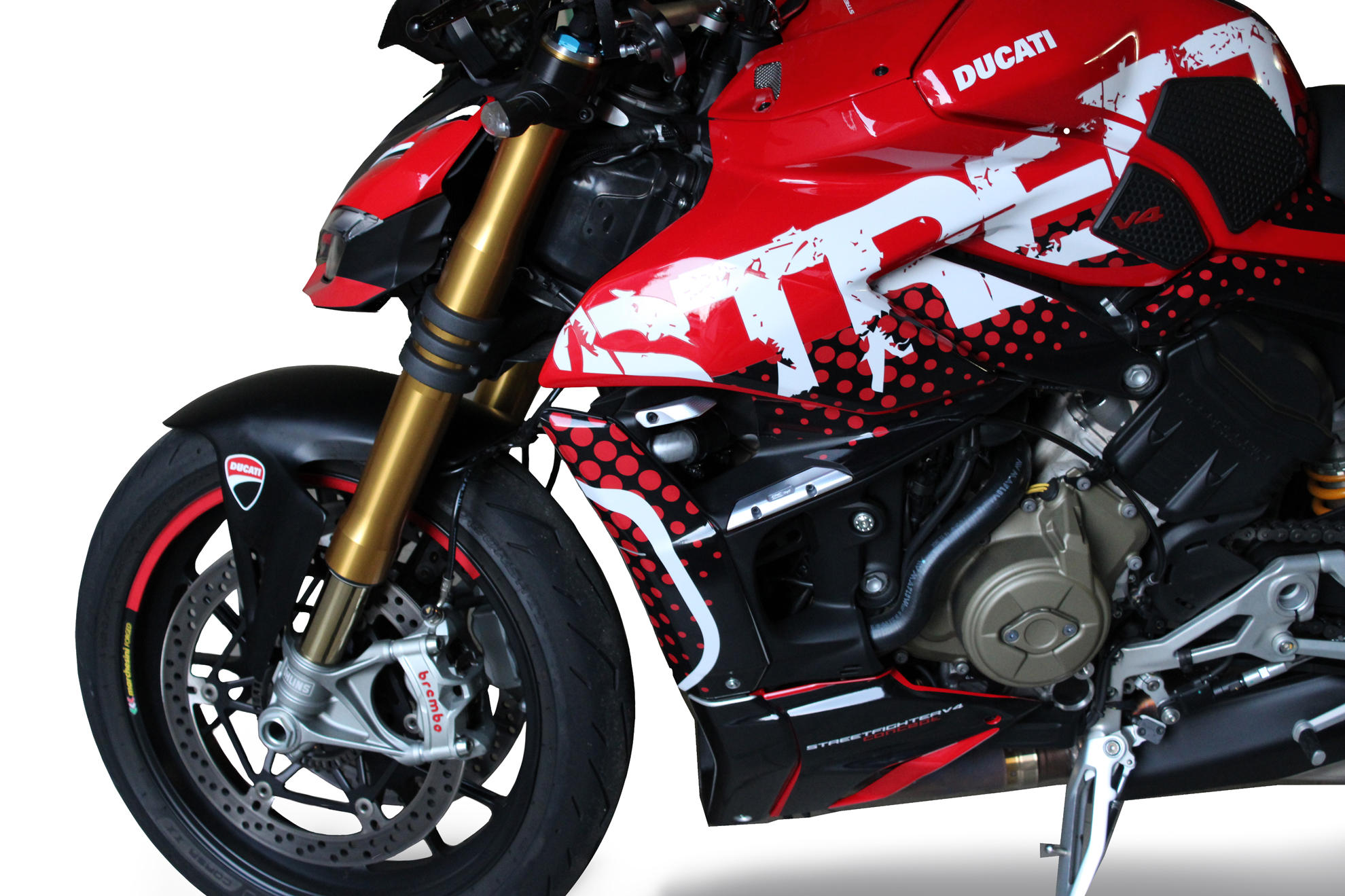 Winglets blanking caps Ducati Streetfighter V4/S Cnc Racing