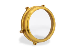 Clear oil bath clutch cover Ducati Panigale 959, 1199 and 1299 Gold
