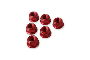 Nuts sets rear sprocket flange Ducati M10x1.0 <p>Rosso</p>