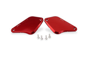 Front brake and clutch fluid reservoir caps Ducati - Touch <p>Rosso</p>