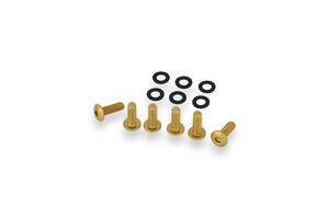Screen bolt kit 6 pcs - Ducati Gold