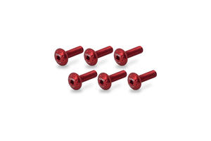 Screw kit steering head cover Ducati Streetfighter V2 <p>Rosso</p>