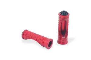 Round Sport Footpegs kit - Driver <p>Rosso</p>