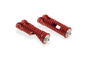Footpegs for stock rearsets driver Ducati MV Agusta <p>Rosso</p>