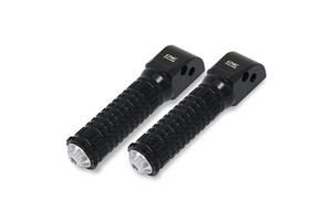 Folding passenger footpegs OEM rearsets Ducati <p>Nero</p>