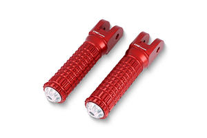 Front footpegs OEM rearsets Ducati <p>Rosso</p>
