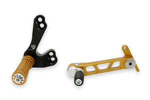 Adjustable rear sets Ducati Streetfighter 848 1098 Gold