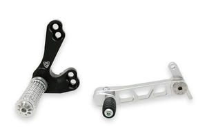 Adjustable rear sets Ducati Streetfighter 848 1098 Silver