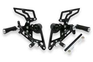 Adjustable rear sets Ducati Monster S2R S4R S4RS <p>Nero</p>