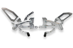 Adjustable rear sets RPS Ducati Panigale V4 Silver