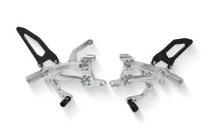 Adjustable rear sets RPS Ducati Panigale V4 - Carbon Silver