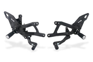 Adjustable rearsets Ducati Panigale V4 <p>Nero</p>
