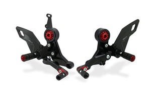 Adjustable rear sets rider Ducati Monster 937 <p>Nero</p>