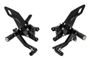 REAR SETS ADJUSTABLE FOR APRILIA RSV4 - TUONO <p>Nero</p>