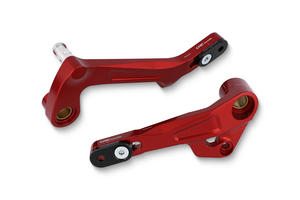 Gear/Rear brake levers kit Ducati Multistrada - SLIDE <p>Rosso</p>