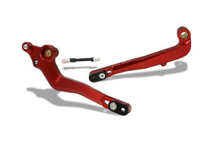 Gear/Rear brake levers kit Ducati Hypermotard 950 - SLIDE <p>Rosso</p>