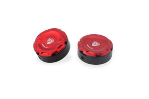 Central bolt caps kit for OEM rearsets Ducati <p>Rosso</p>