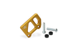 Rear brake master cylinder protector - Factory Rearsets Gold
