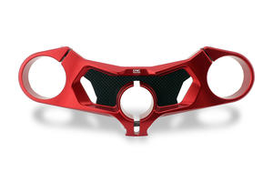 Triple clamps Ducati Panigale V4 - Top yoke CARBON <p>Rosso</p>