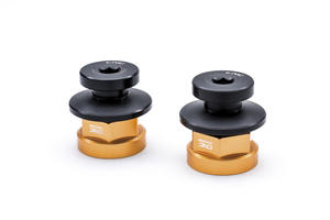 Rear wheel nuts Ducati - with rear stand support Gold