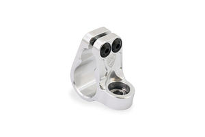 Vertical Clamp for Steering damper Ohlins Silver