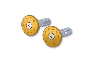 Frame caps set Ducati Panigale and Streetfighter V4 - smaller holes Gold