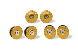 Frame caps kit MV Agusta - Front frame Gold